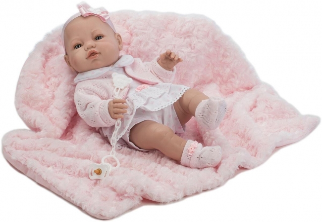 Lalka hiszpańska bobas Rosa z akcesoriami 41cm