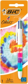  Długopis BIC 4 Colours Message Tie Dye DAST blister 1szt