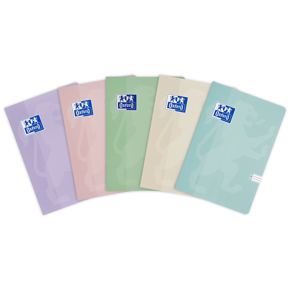 Zeszyt Oxford Touch Pastel A5/16k linia podwójna kolorowa, 1 szt