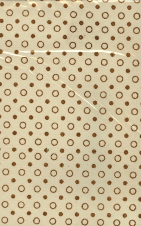 Papiery ozdobne White kropki - złote 20x29 cm 10 arkuszy