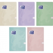 Zeszyt Oxford Touch Pastel A5/16k linia podwójna kolorowa, 1 szt