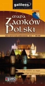 Mapa zamków polski 1 : 900 000 - Opracowanie zbiorowe