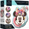 Puzzle 160 elementów Puzzle drewniane konturowe Stylowa Minnie Mouse (20193)