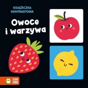 Książeczka kontrastowa. Owoce i warzywa - Opracowanie zbiorowe