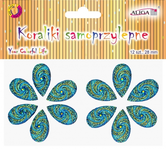 Dżety kryształki samoprzylepne łezki