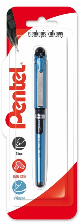 Cienkopis kulkowy 0,5 mm EnerGel BLN15 czarny 1 szt.
