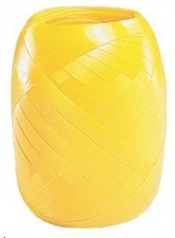Wstążka kłębuszek 20m/5mm - żółta