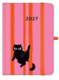 Kalendarz 2027 B6 dzienny Czarny Kot ALBI