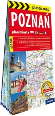 Plastic map Poznań 1:20 000 plan miasta - Opracowanie zbiorowe