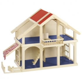 Domek dla lalek z patio, 2-piętrowy (GOKI-51893)