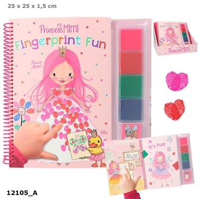 Kolorowanka Fingerprint fun Princess Mimi 12105A
