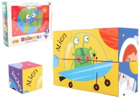 Klocki puzzle dla dzieci 6el MIX