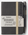 Bookaroo Notatnik A7 z długopisem - szary