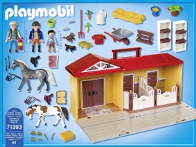 Playmobil Country: Nowa przenośna stajnia (71393)