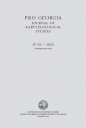 Pro Georgia 2023/33. Journal of Kartvelological Studies