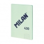 Zeszyt notes klejony A4 MILAN w kratkę, 48 kartek, seria 1918, zielony