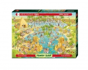 Heye, Puzzle 1000: Funky Zoo - część IV - Zoo pod piramidami (29693)