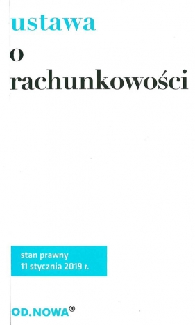 Ustawa o rachunkowości 2019