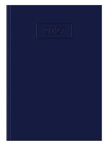 Kalendarz 2027 szefa A5 dzienny granatowy HERLITZ