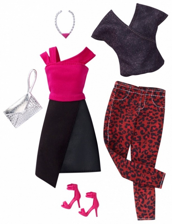 BARBIE Ubranka + akcesoria 2pak, Edgy (FCT81)