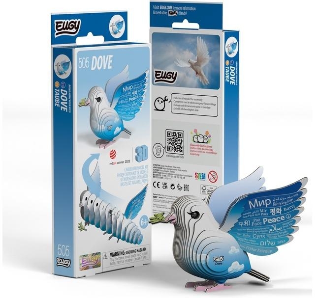 Gołąbek pokoju Eugy. Eko Ukladanka 3D