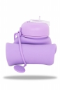 Coolpack, Bidon Silikonowy Pump 600 ml Pastel - Powder Purple (Z14648)