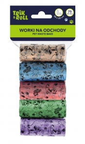 Worki na odchody 75szt