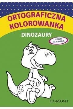 Ortograficzna kolorowanka Dinozaury