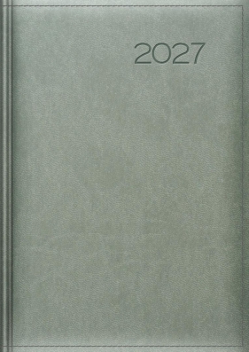 Kalendarz 2027 tygodniowy szary