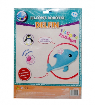 Filcowe robótki Delfin