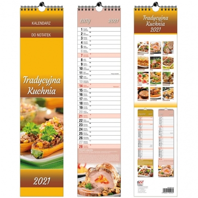 Kalendarz 2021 13 Plansz Paskowy - Kuchnia EV-CORP