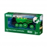  Brio World: Klasyczna zielona lokomotywa (63359300)Wiek: 3+