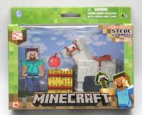 Minecraft Steve z koniem