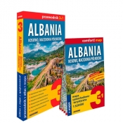 Albania, Kosowo, Macedonia Północna 3w1 przewodnik + atlas + mapa - Nowek Izabela