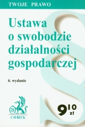 Ustawa o swobodzie działalności gospodarczej - <br />