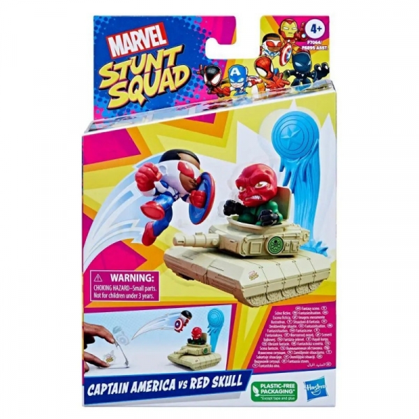 Figurki Bohaterowie vs Złoczyńcy, Kapitan Ameryka i Red Skull (F6895/F7064)