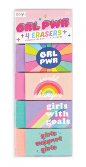 Gumki GRL PWR 4 sztuki