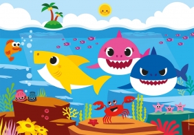 Puzzle HappyColor Double Face 60: Baby Shark (26093)