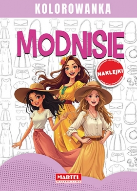 Modnisie. Kolorowanka z naklejkami - Maciej Ratajczyk