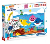 Puzzle HappyColor Double Face 60: Baby Shark (26093)