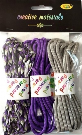 Zestaw paracord 2,8mb 3 kolory