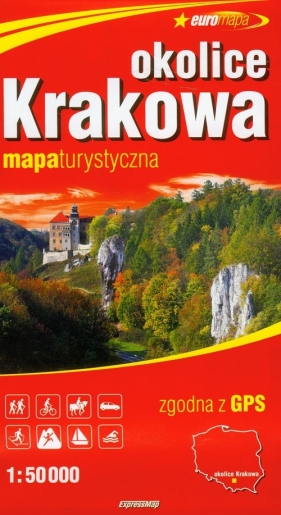 Okolice Krakowa 1:50 000 mapa turystyczna - <br />
