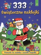 333 świąteczne naklejki niebieskie