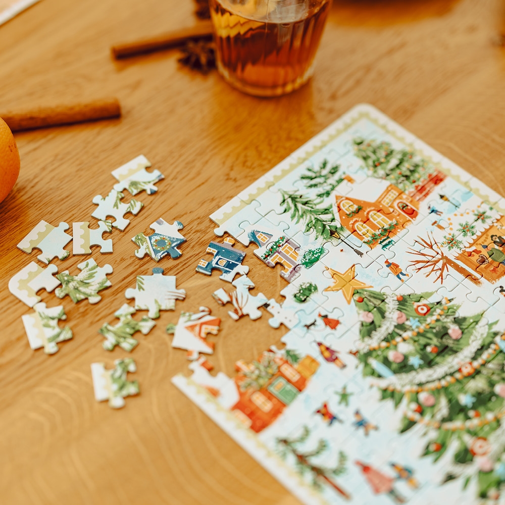 Puzzlove CzuCzu: Zimowe miasteczko 150 el.