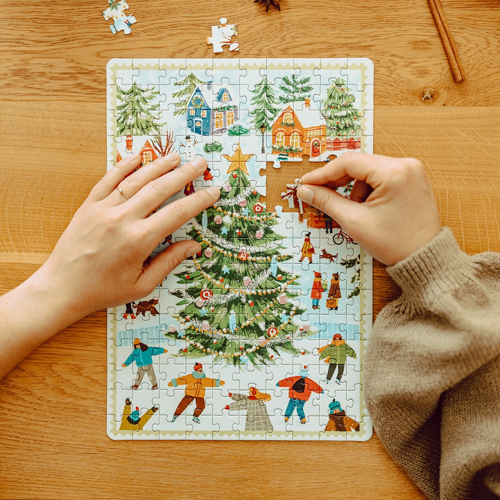 Puzzlove CzuCzu: Zimowe miasteczko 150 el.