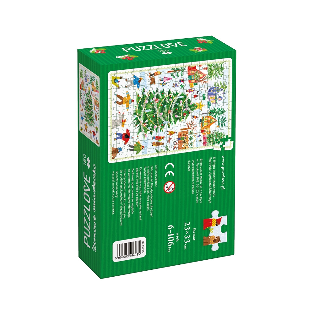 Puzzlove CzuCzu: Zimowe miasteczko 150 el.