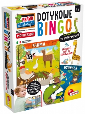 Montressori Plus - Dotykowe bingo ze zwierzętami (304-PL72460)