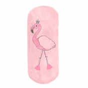 Piórnik saszetka pluszowa - Flamingo