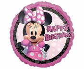 Balon foliowy Myszka Minnie Happy Birthday 46cm
