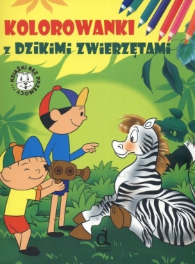Kolorowanki z dzikimi zwierzętami - <br />